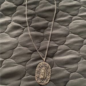 Beautiful necklace of virgencita de Guadalupe